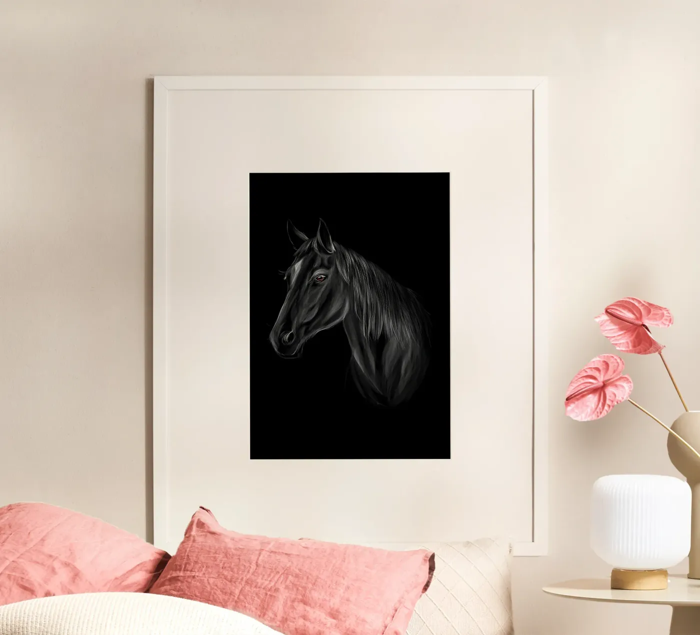 Horse poster by Delaplane