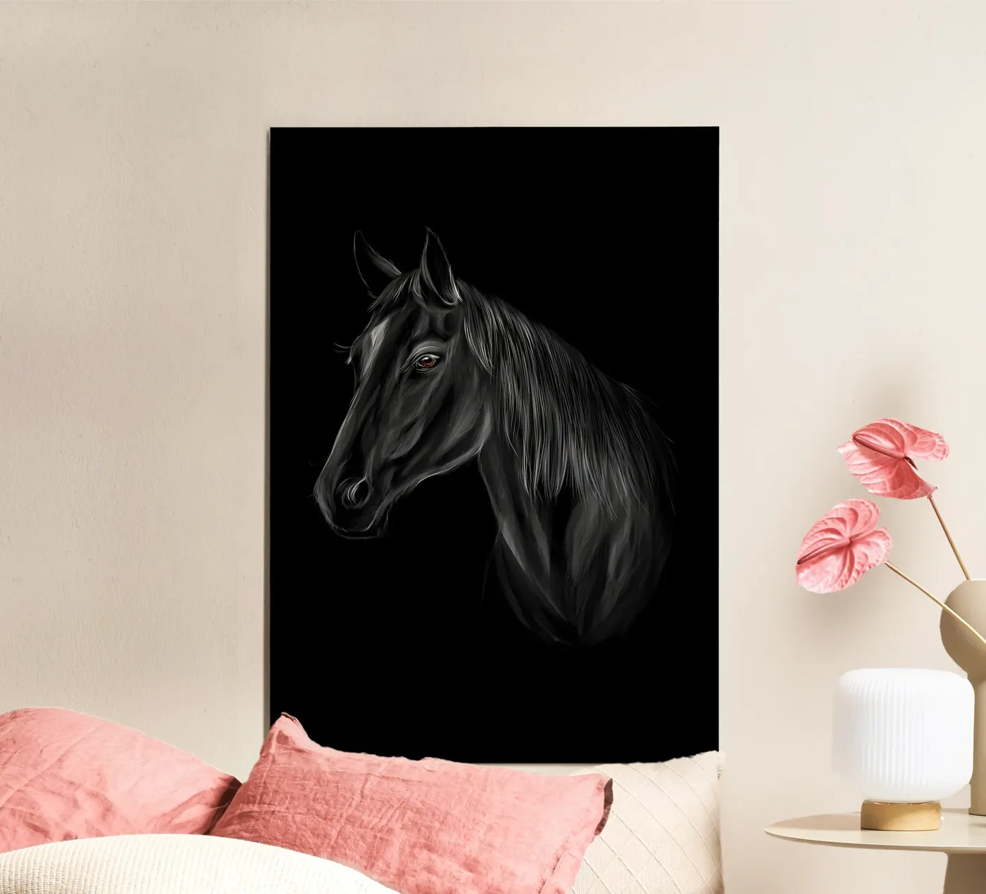 Horse poster by Delaplane