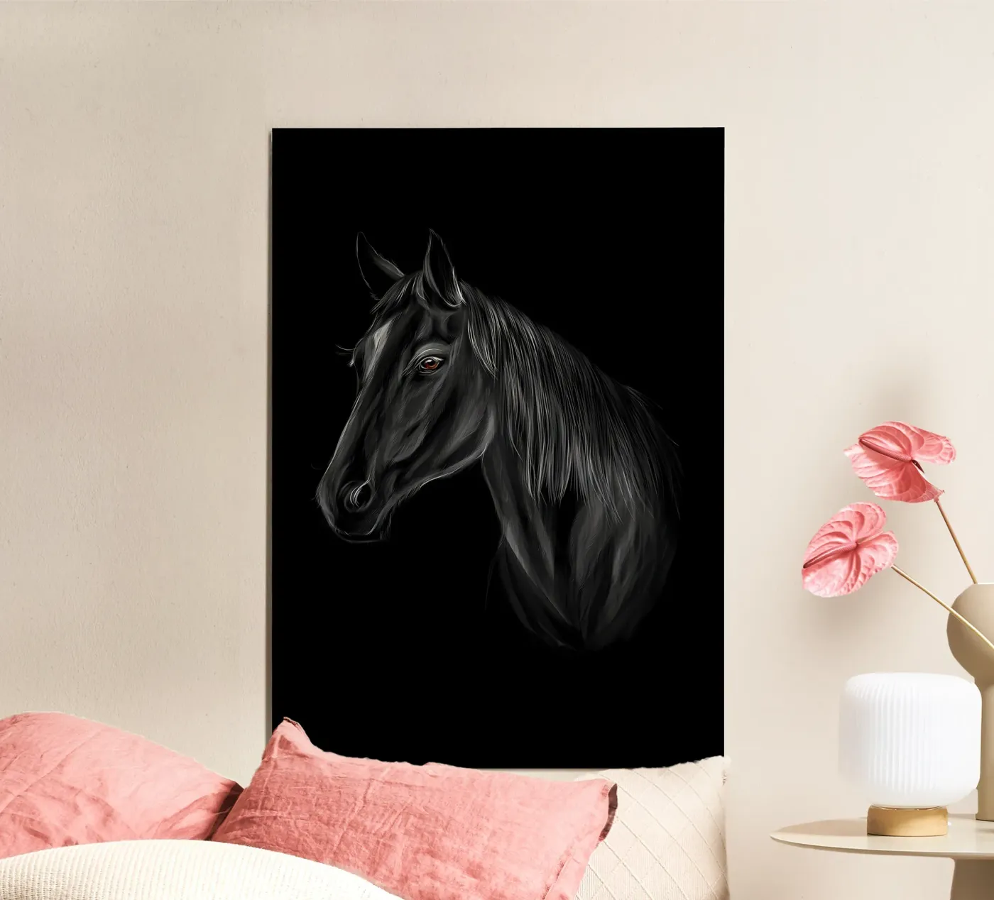 Pferd Poster von Delaplane