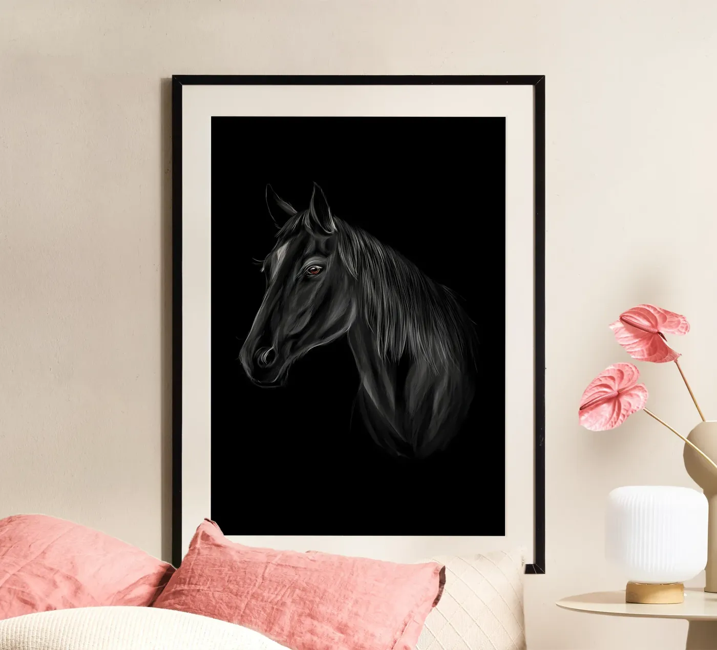 Horse poster by Delaplane