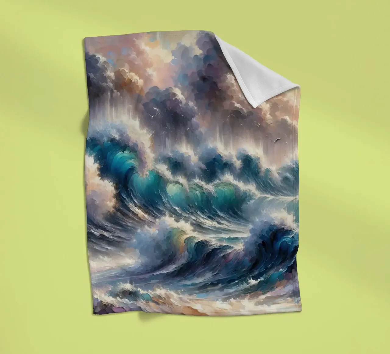 L'abbraccio dell'oceano coperta in pile da Chromatic Fusion Studio