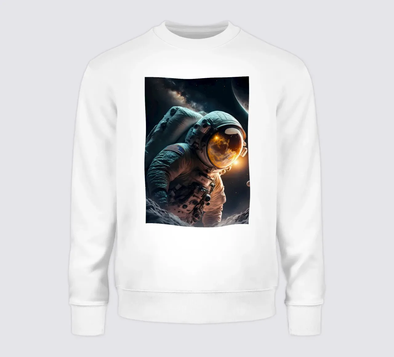 Astronauta en el espacio sudadera de Mikesell
