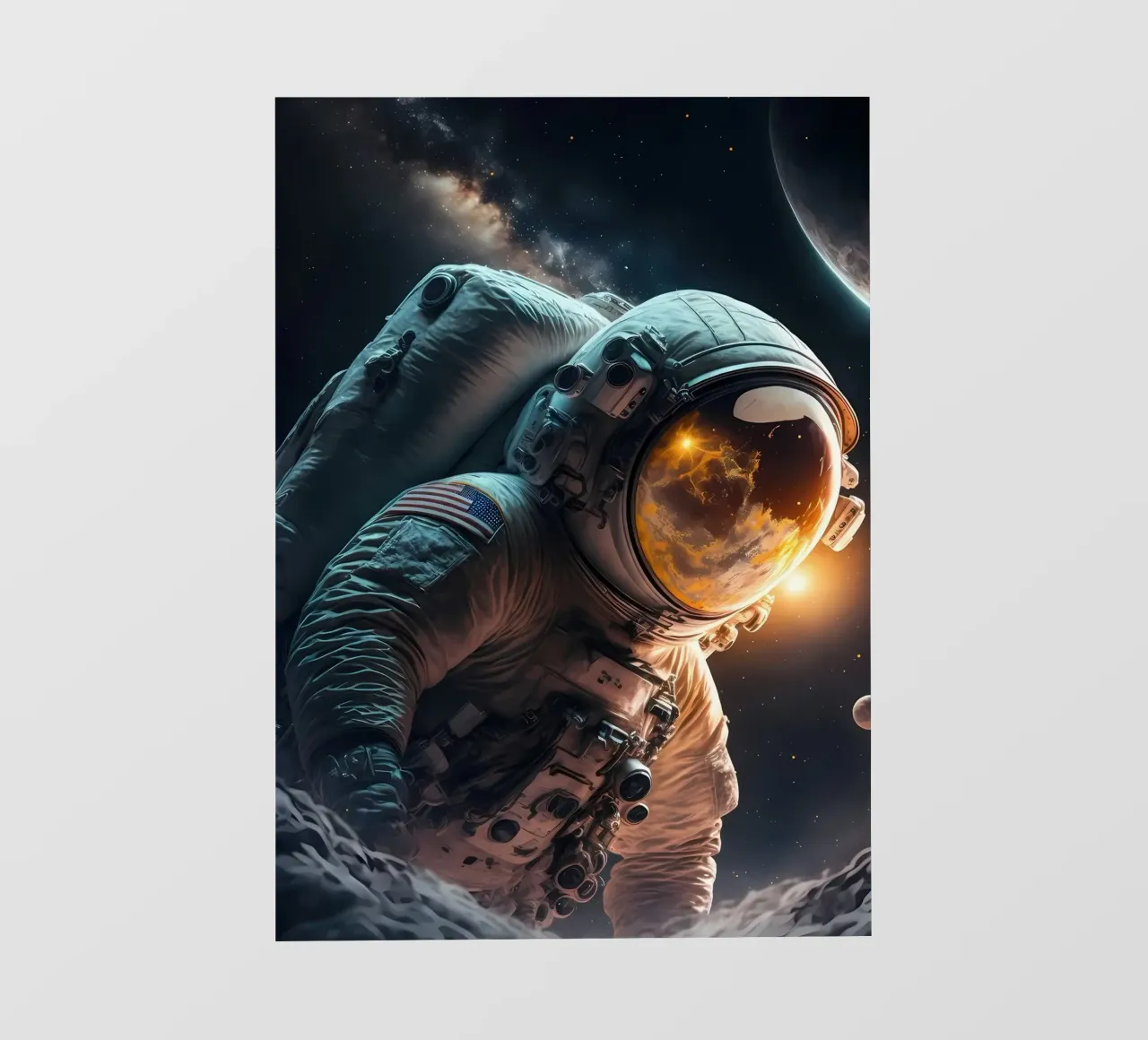 Astronaut in Space pvc cover by Mikesell