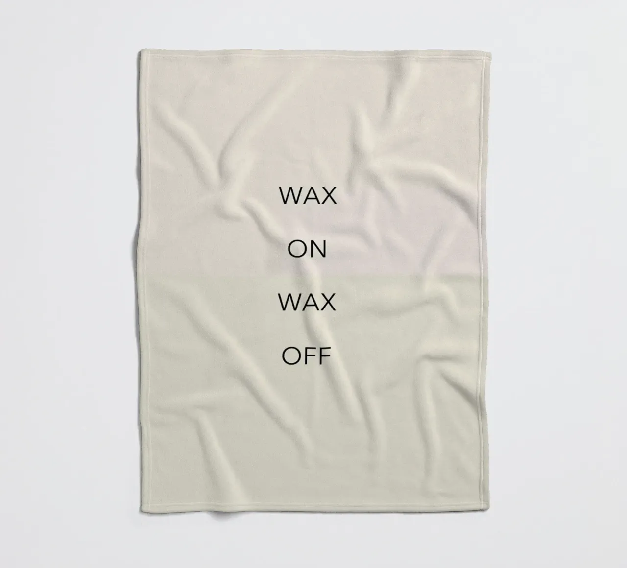 Wax on 02 coperta in pile da Studio One