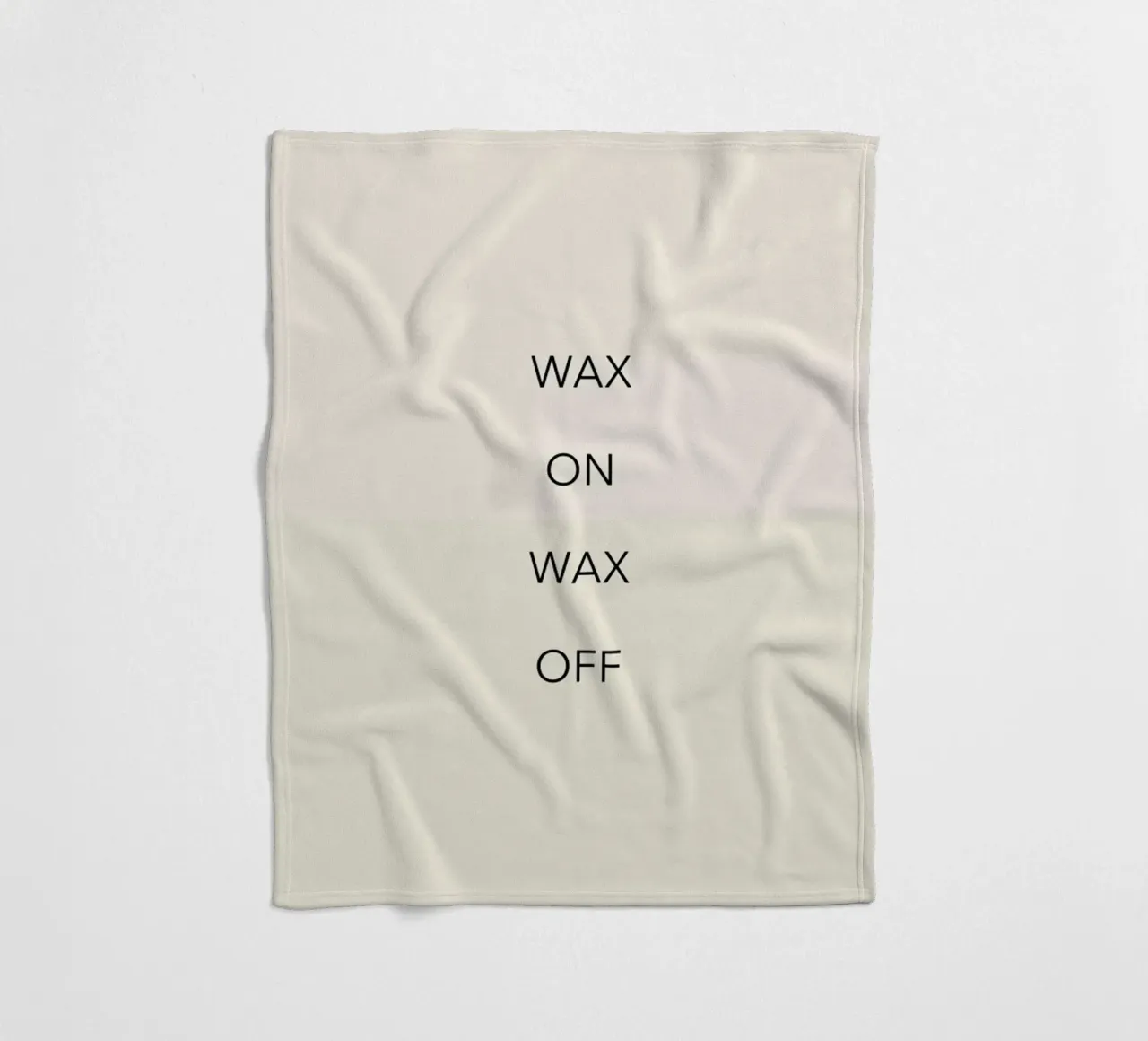 Wax on 02 coperta in pile da Studio One