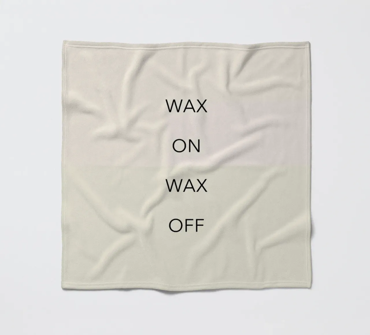 Wax on 02 coperta in pile da Studio One