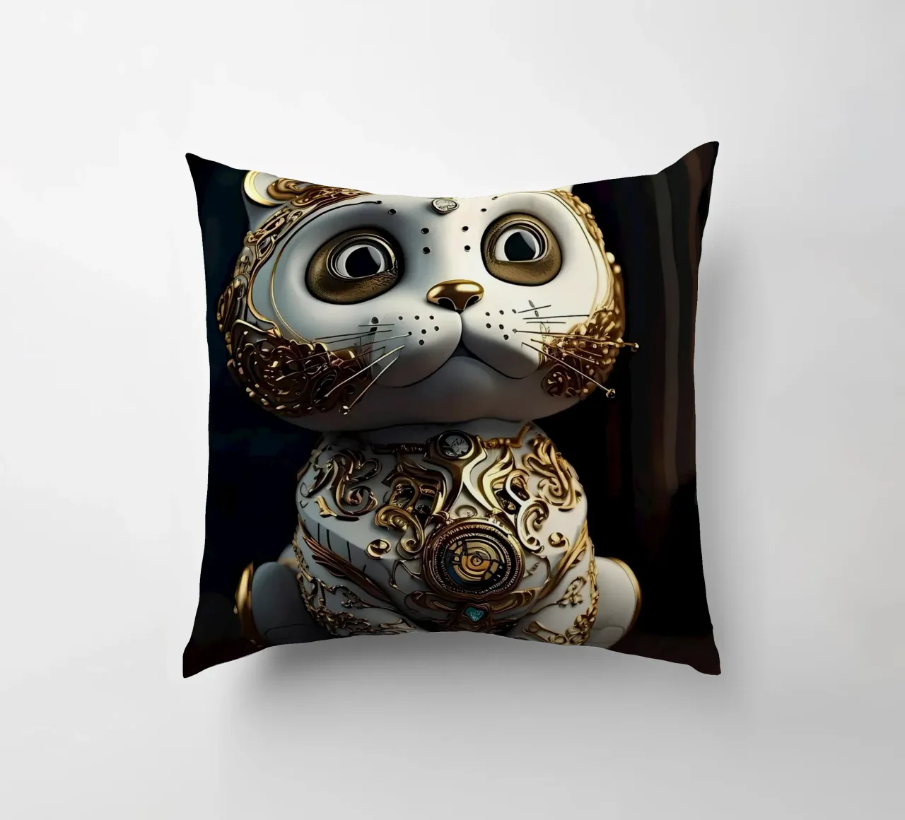 Gatto fortunato Japan Art cuscino da Mikesell