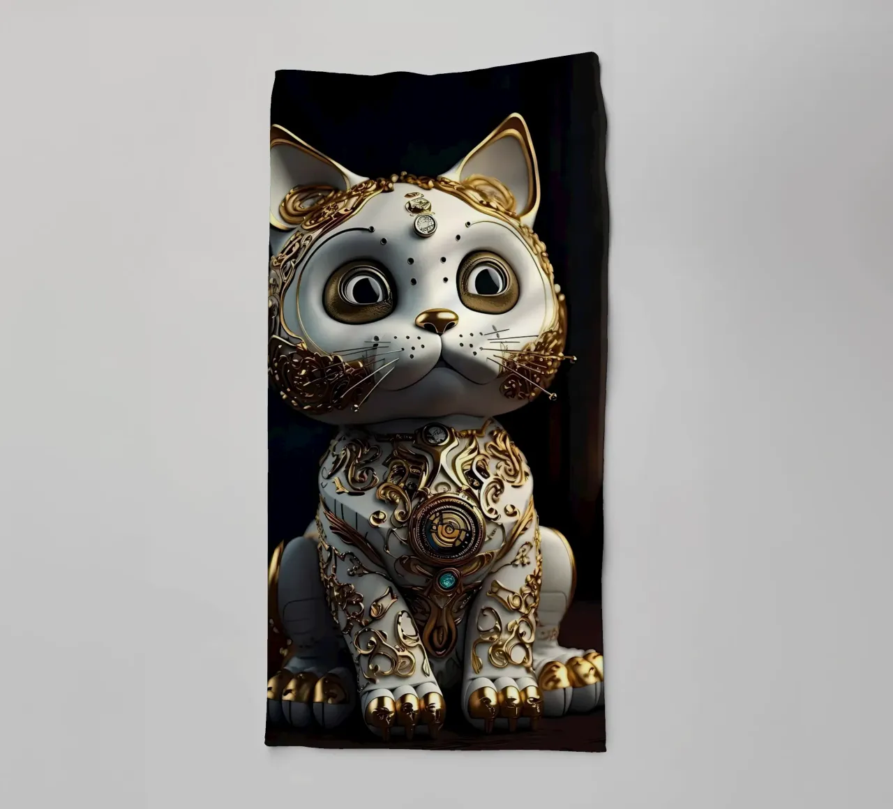 Gatto fortunato Japan Art asciugamano da bagno da Mikesell
