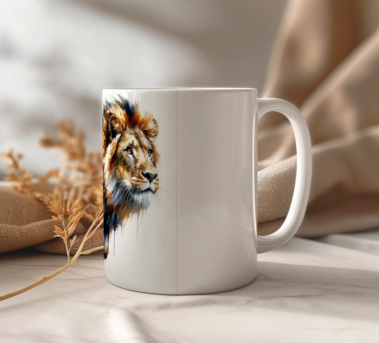 Capture d'un saut imminent mug en céramique de Chromatic Fusion Studio