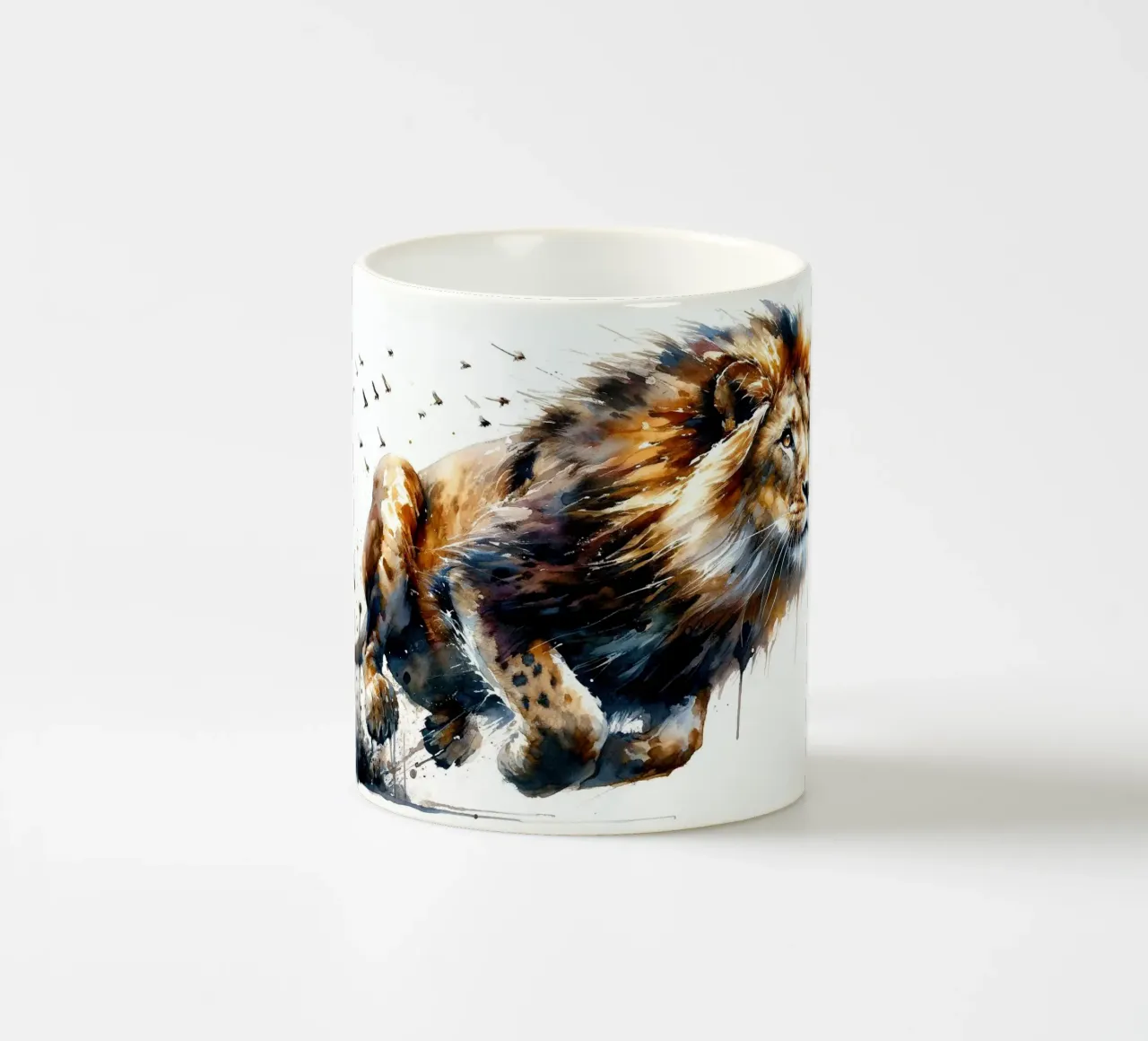 Drohende Sprünge eingefangen Keramik Tasse von Chromatic Fusion Studio