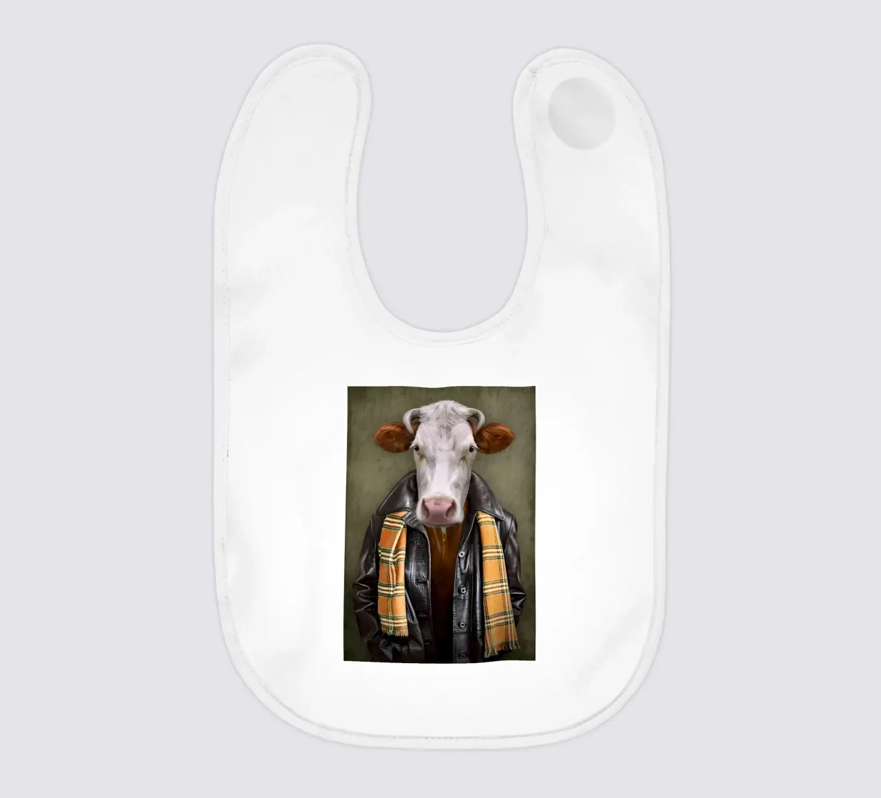 Mucca vestita bavaglino da Delaplane