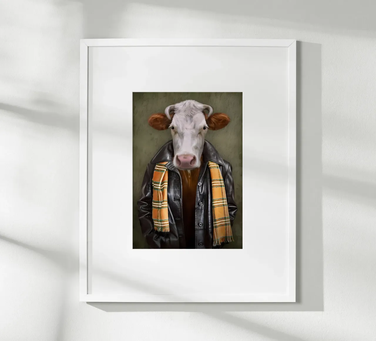 Mucca vestita carta hahnemühle da Delaplane