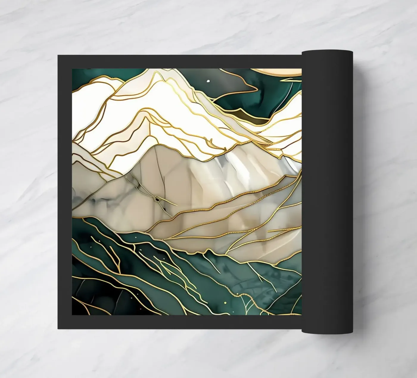 Abstract Mountain Art zerbino da Ginnery