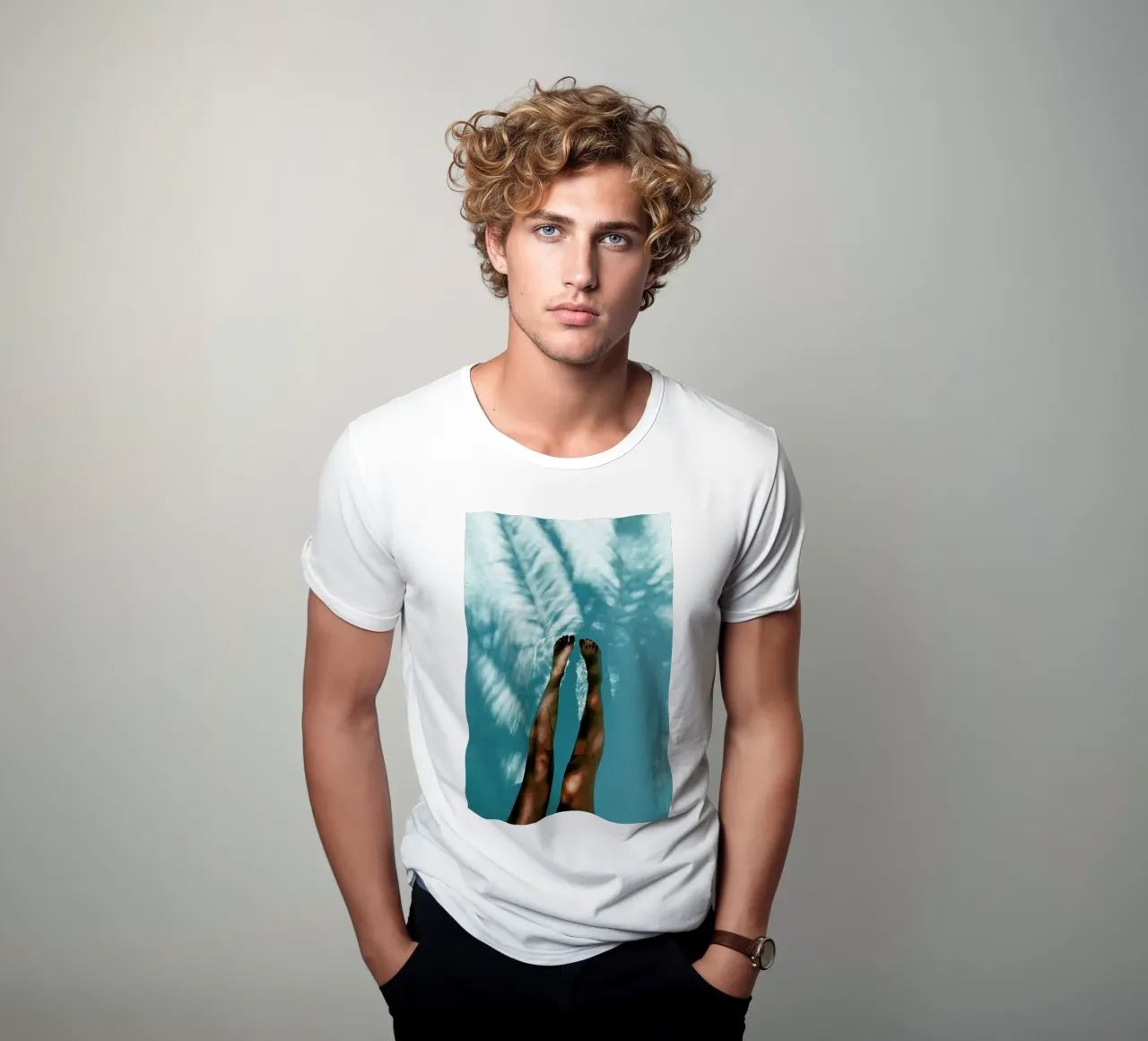 Palm Tree t-shirt da NET Talents GmbH