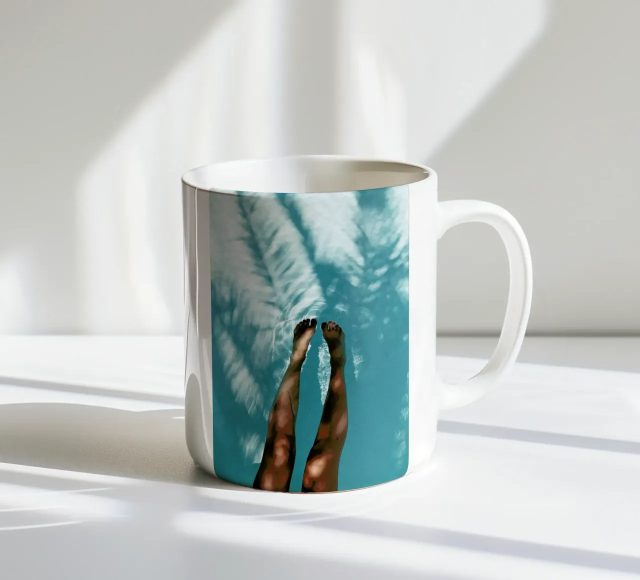 Palm Tree Keramik Tasse von NET Talents GmbH