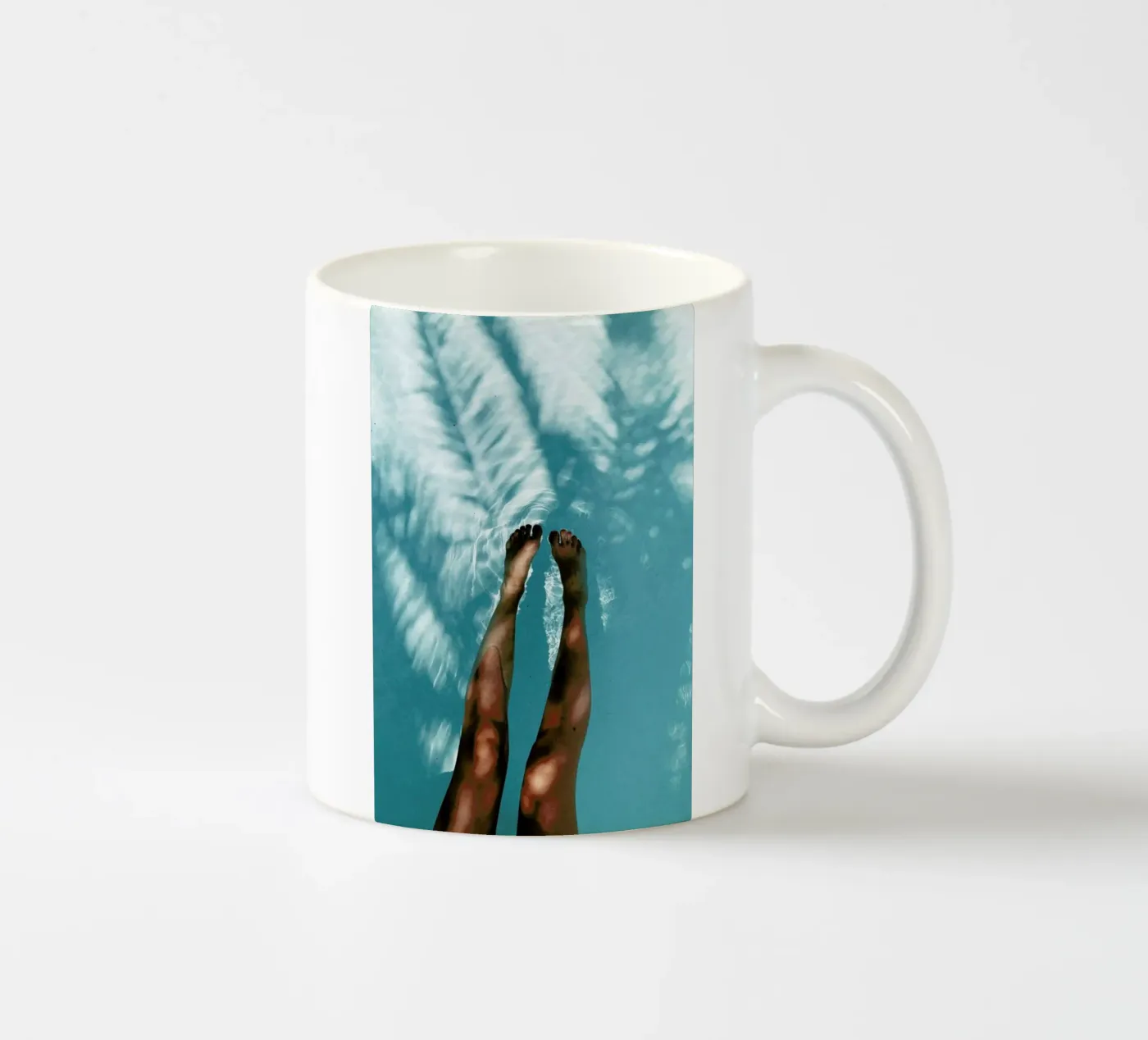 Palm Tree ceramic mug by NET Talents GmbH