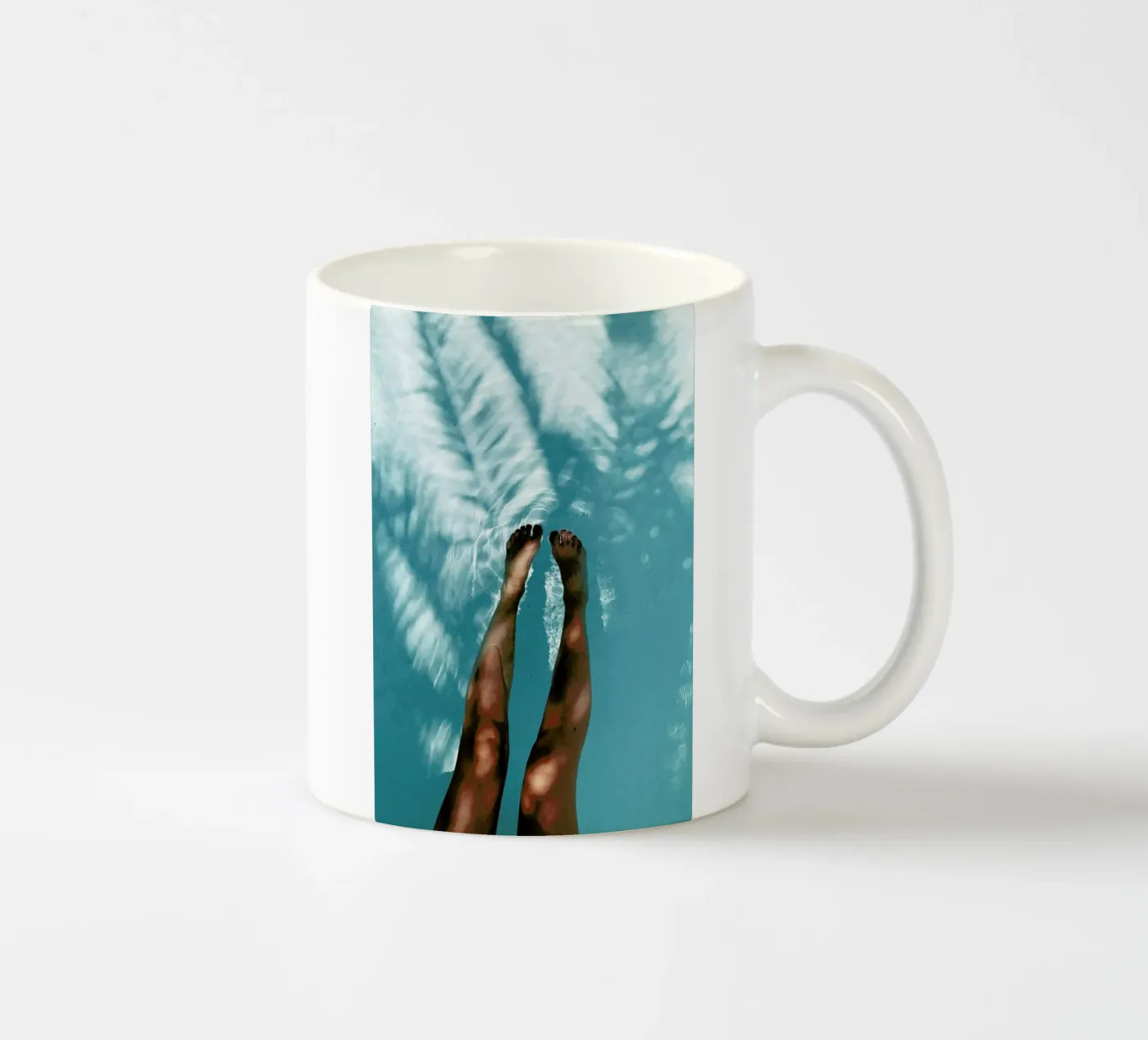 Palm Tree ceramic mug by NET Talents GmbH