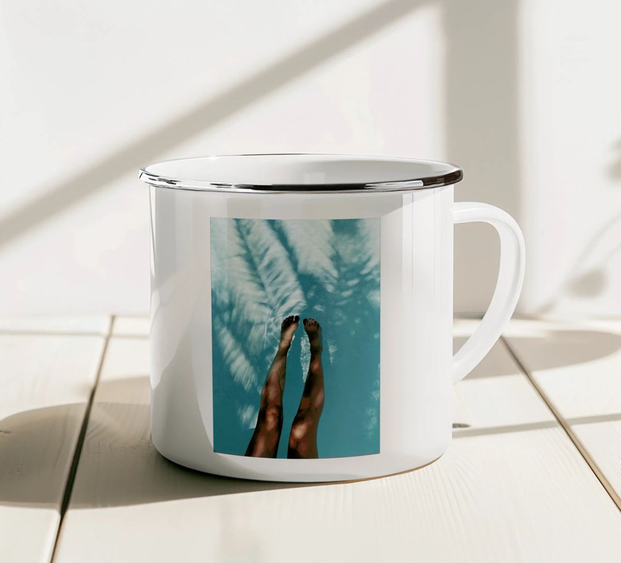 Palm Tree tazza in smalto da NET Talents GmbH