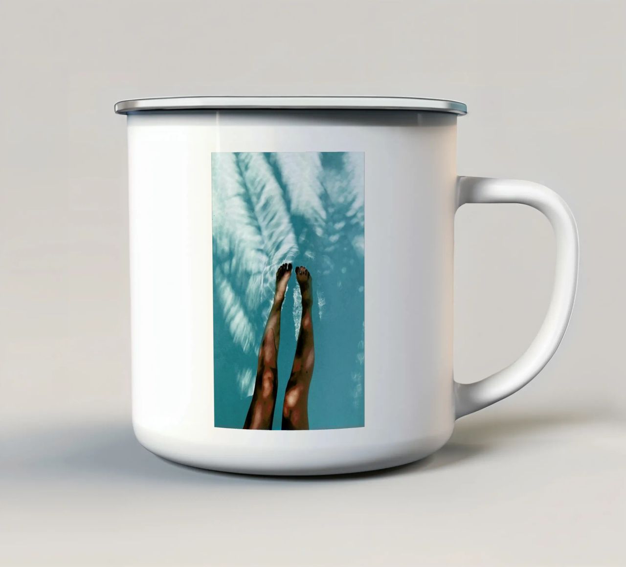 Palm Tree tazza in smalto da NET Talents GmbH