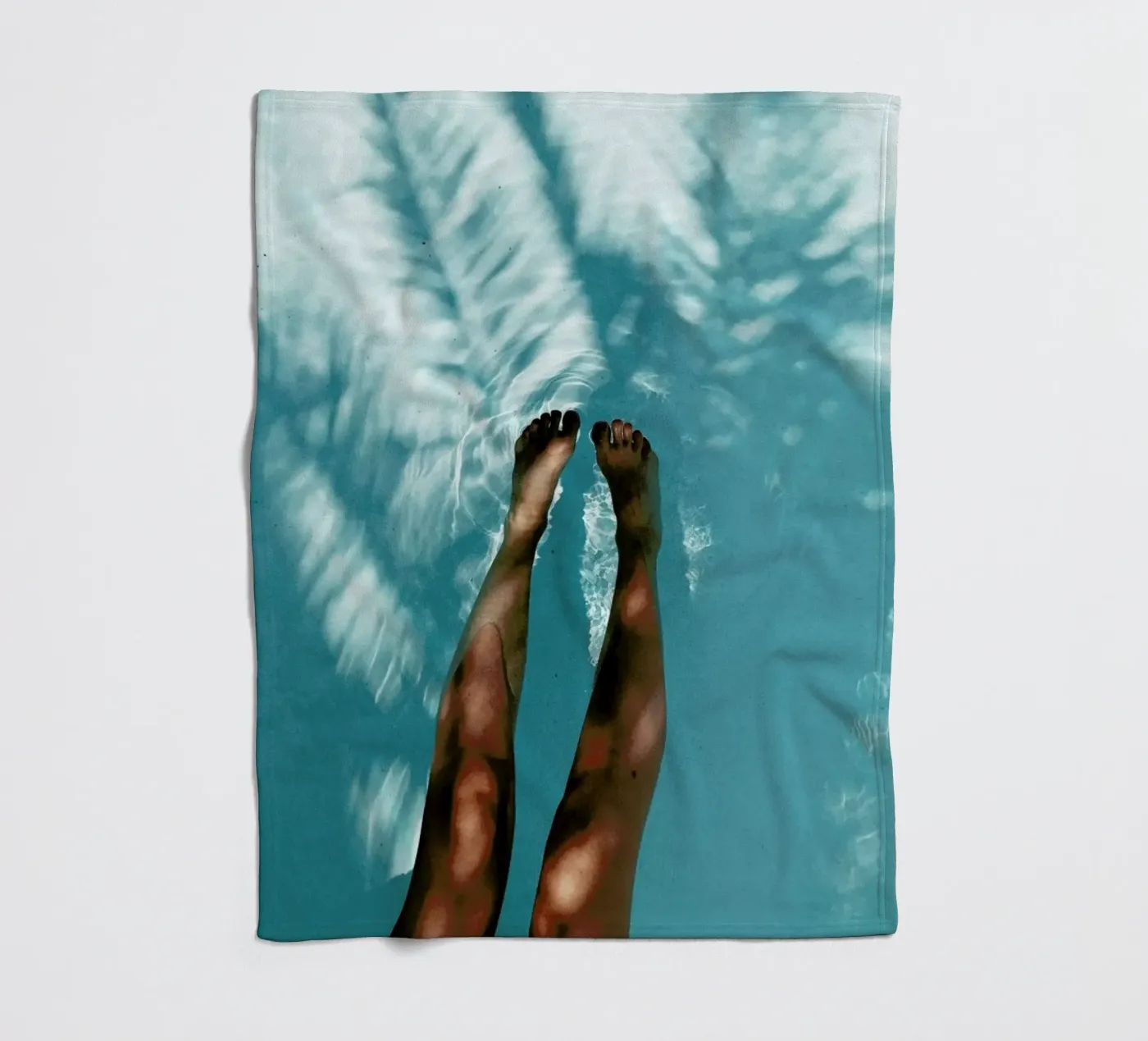 Palm Tree Fleecedecke von NET Talents GmbH