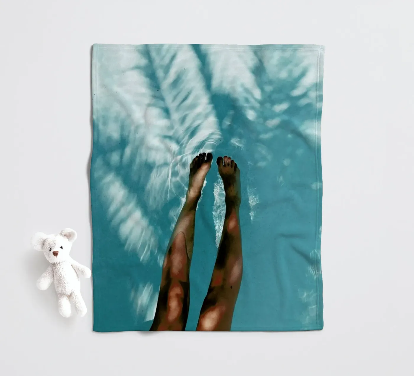 Palm Tree Fleecedecke von NET Talents GmbH