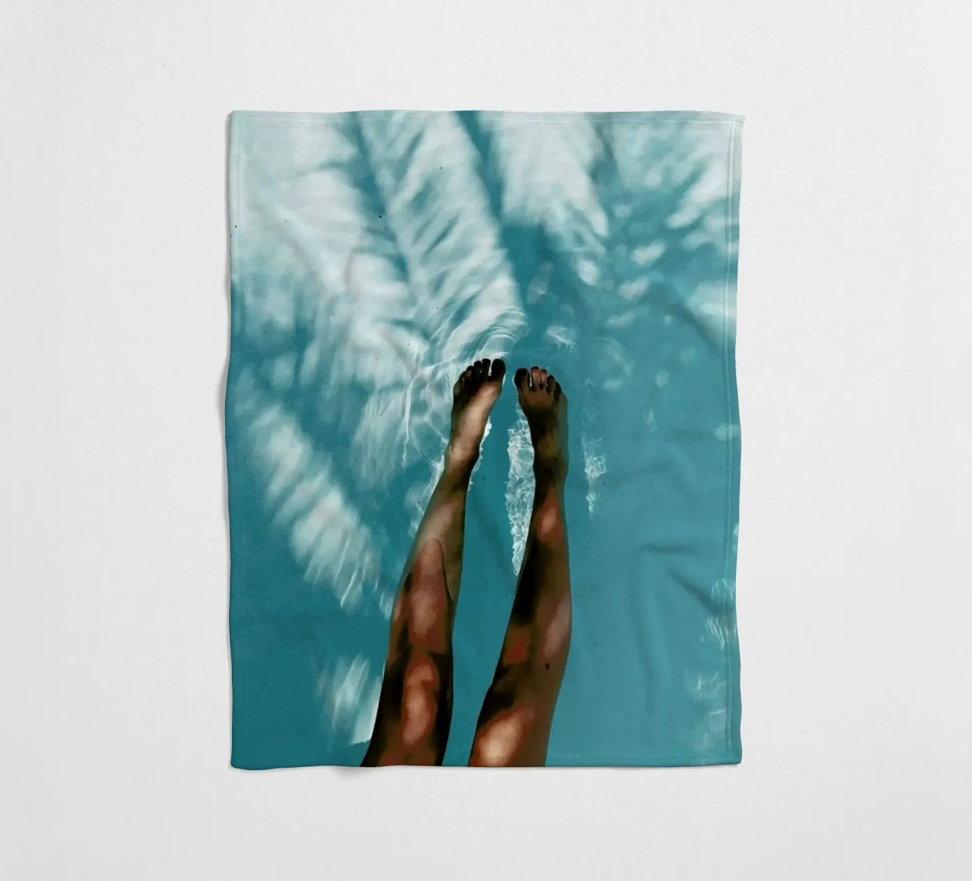 Palm Tree Fleecedecke von NET Talents GmbH