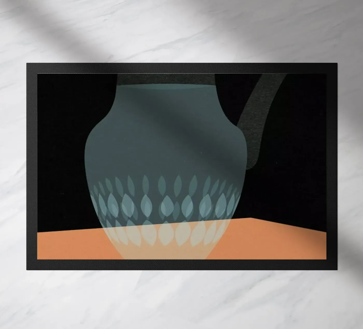 Glaskrug doormat by Rosi Feist