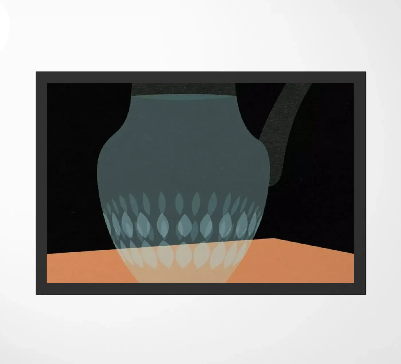 Glaskrug doormat by Rosi Feist