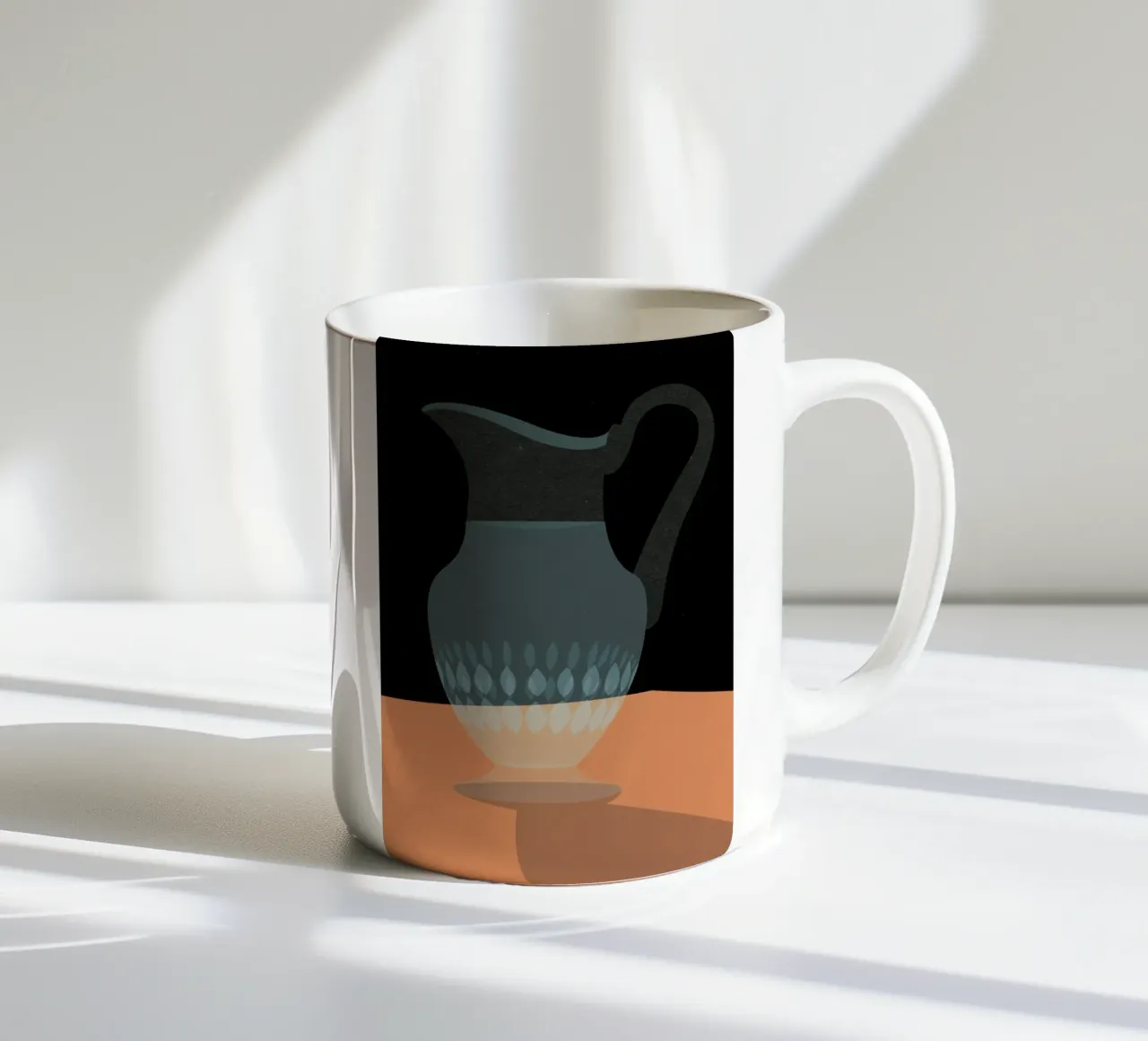 Glaskrug tazza in ceramica da Rosi Feist