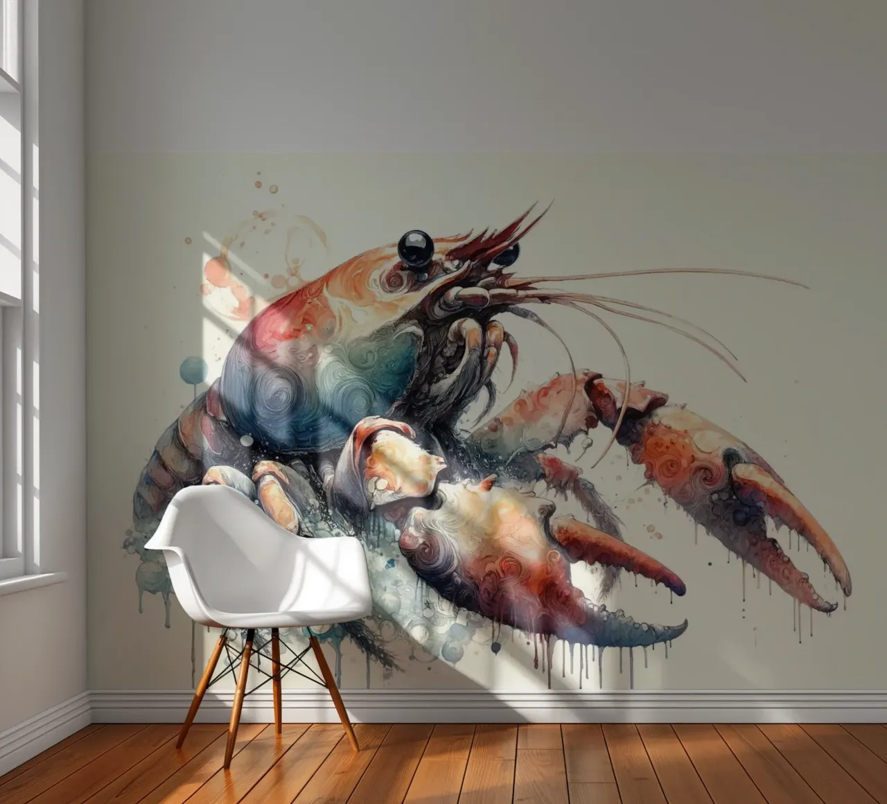 Fleeing the Tide's Embrace photo wallpaper by Chromatic Fusion Studio