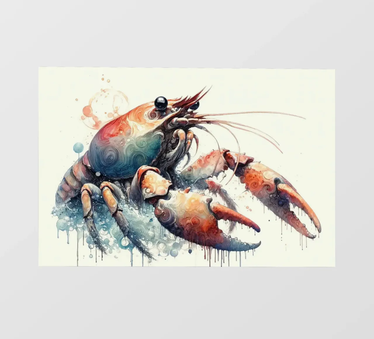 Fleeing the Tide's Embrace photo wallpaper by Chromatic Fusion Studio