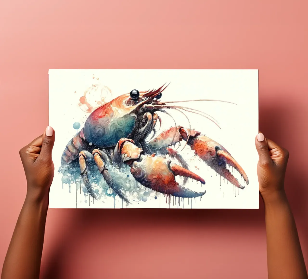 Fleeing the Tide's Embrace sticker sheet by Chromatic Fusion Studio