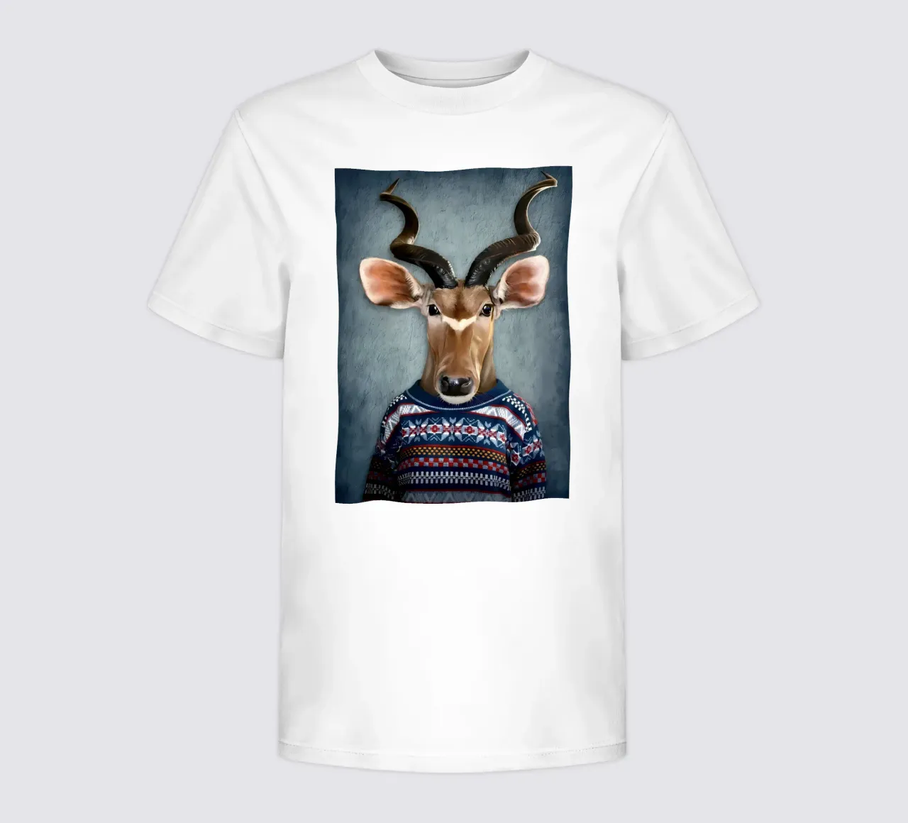 Antilope habillée t-shirt enfant de Delaplane