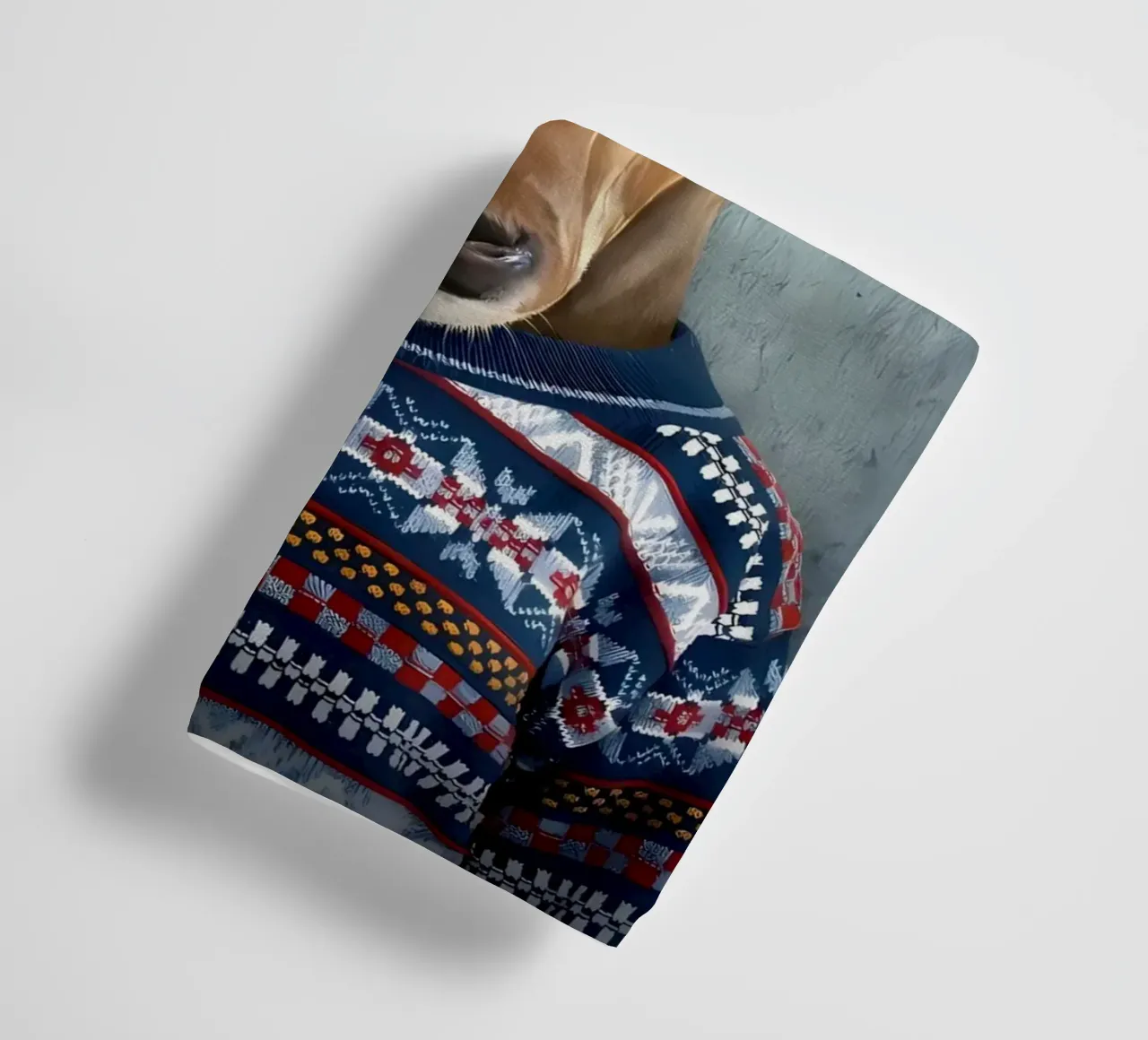 Antilopen in kleding badhanddoek van Delaplane