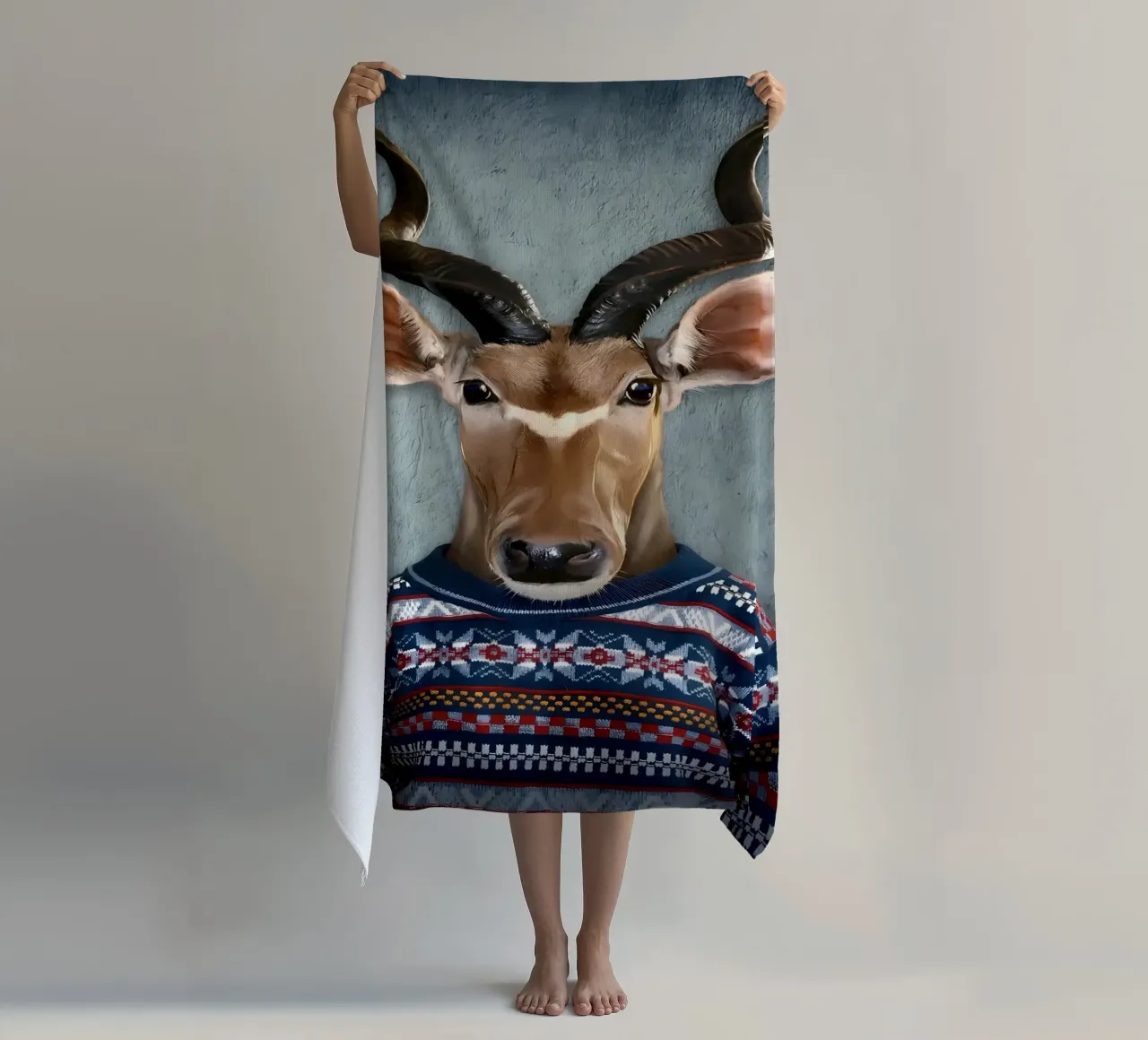 Antilope vestita telo mare da Delaplane