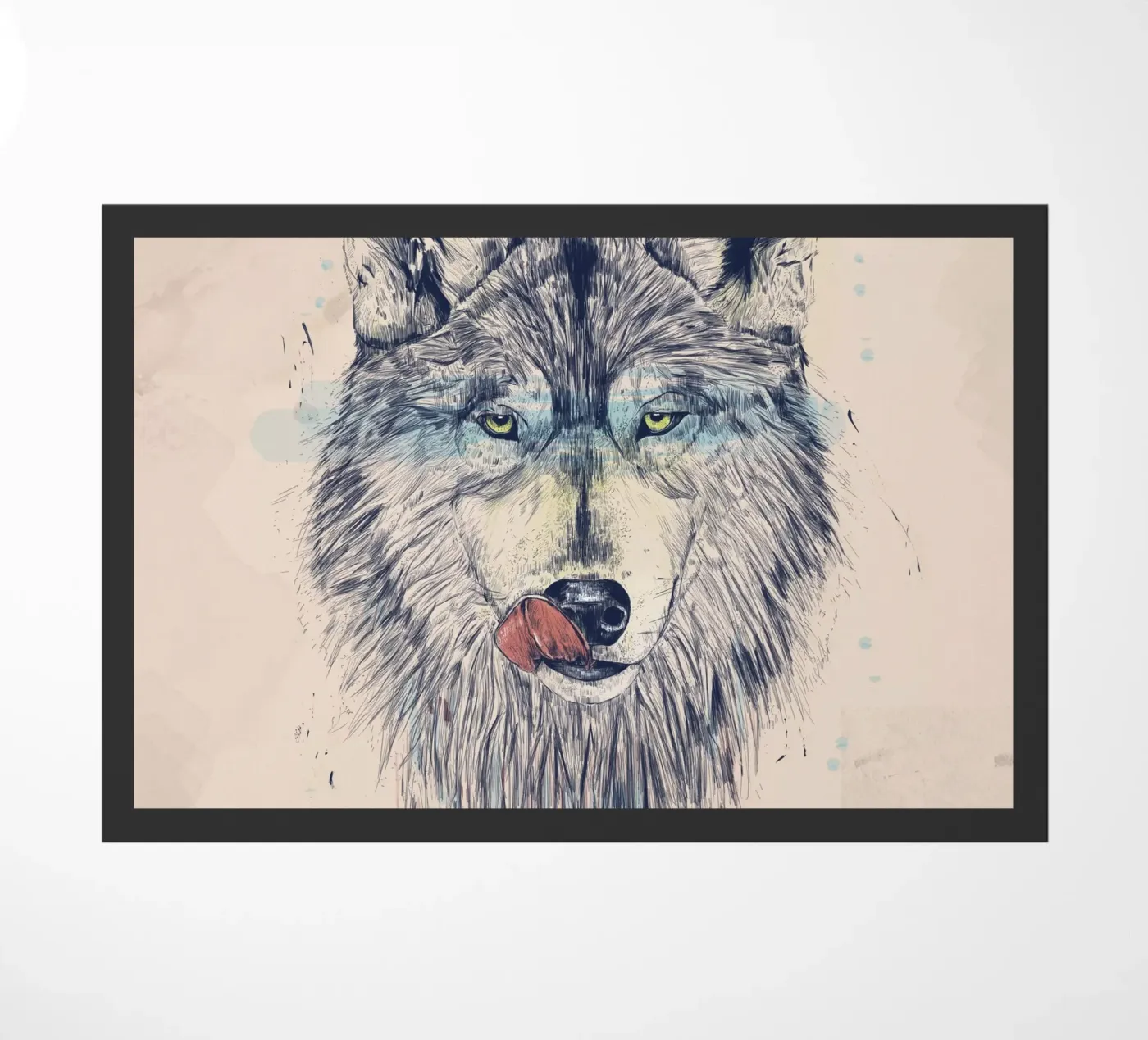 Dinner Time Fußmatte von Balazs Solti