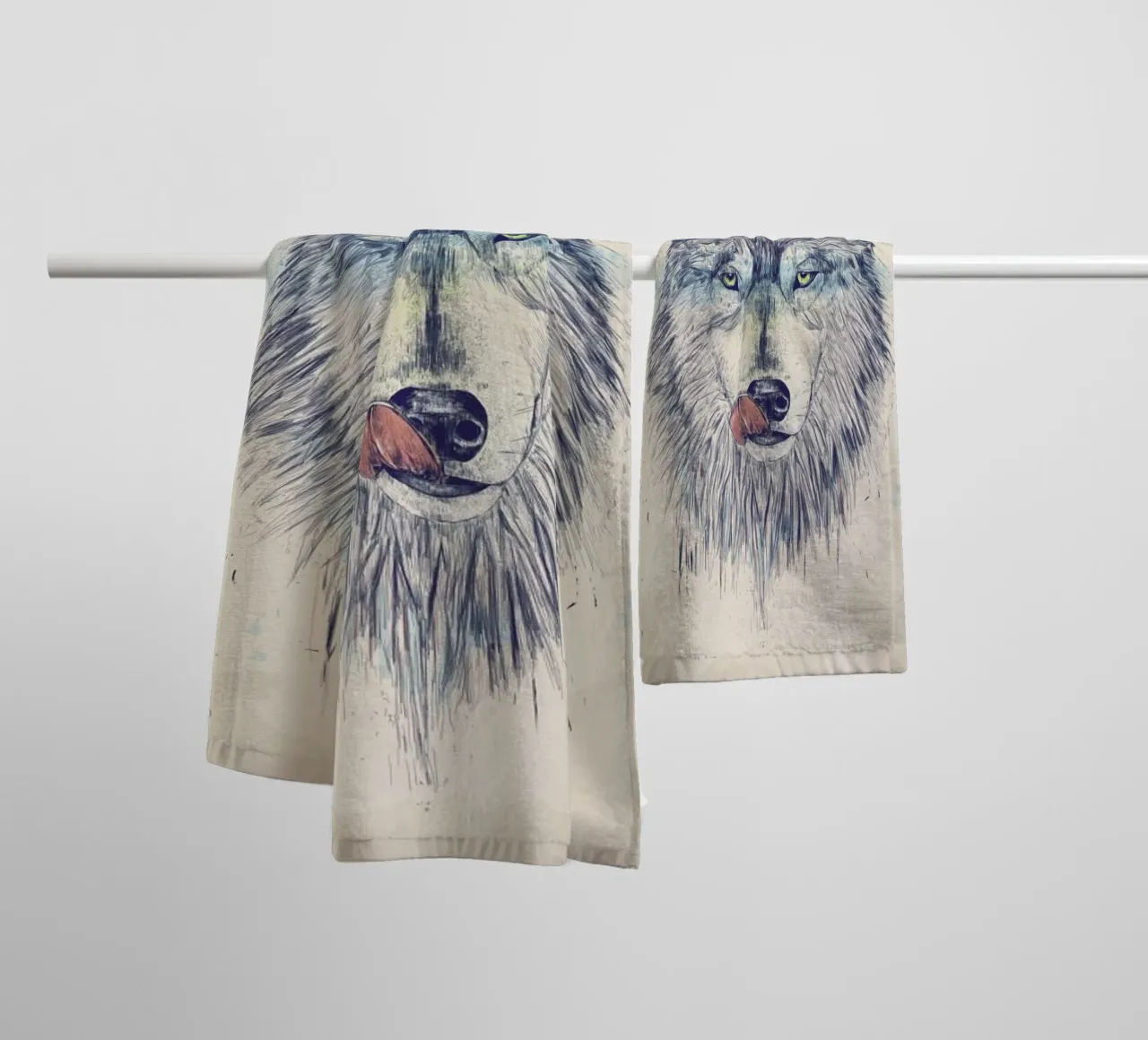 Dinner Time badhanddoek van Balazs Solti