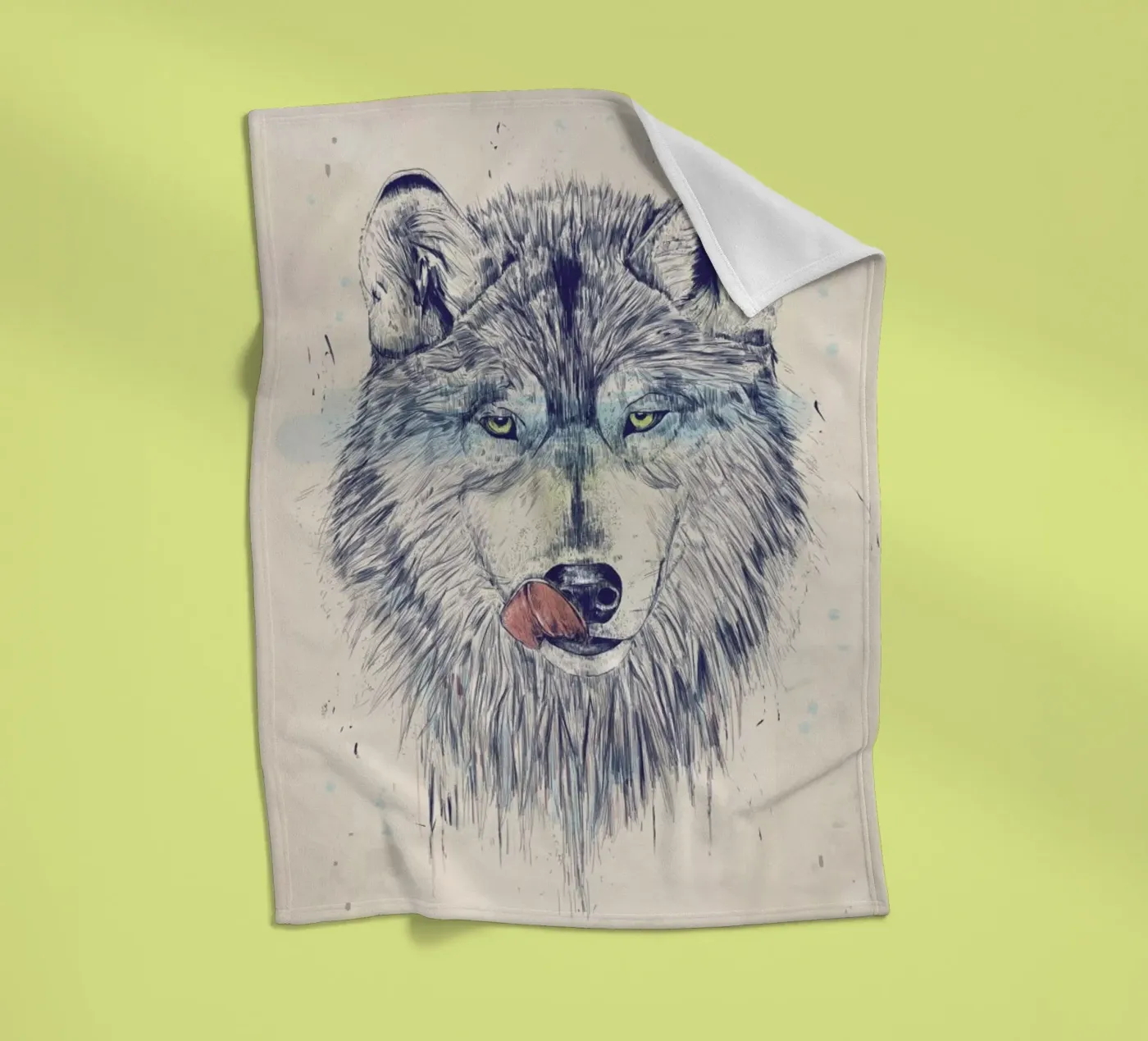 Dinner Time coperta in pile da Balazs Solti