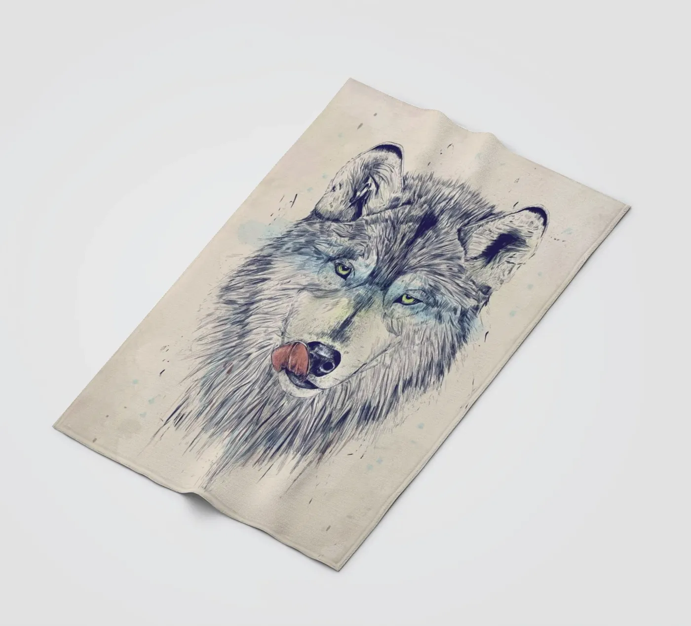 Dinner Time coperta in pile da Balazs Solti