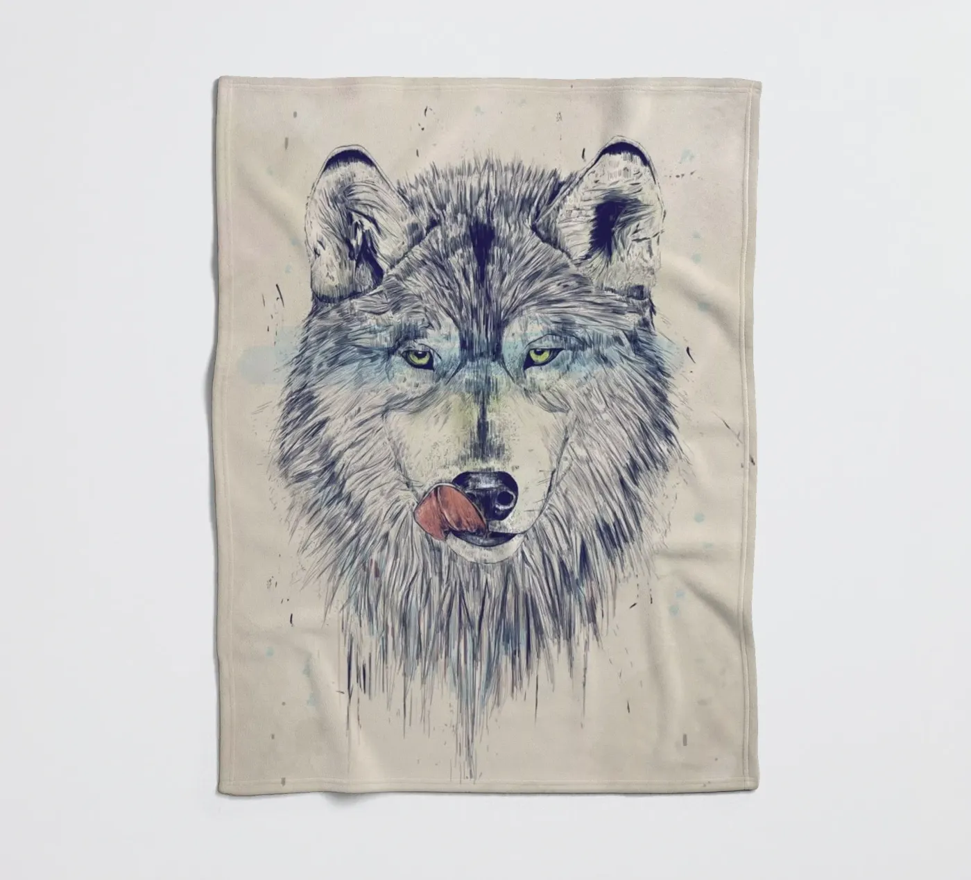 Dinner Time coperta in pile da Balazs Solti