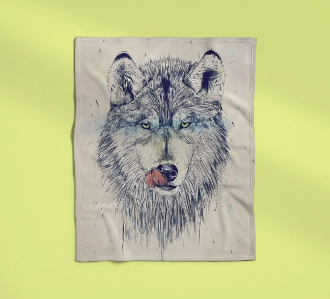 Dinner Time coperta in pile da Balazs Solti