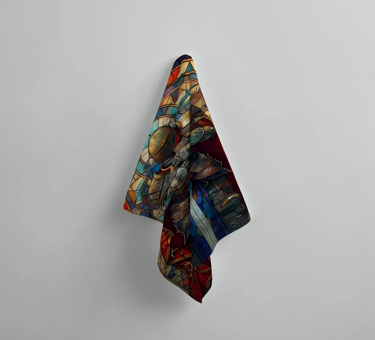 Paladin Warrior Glass towel by Ginnery