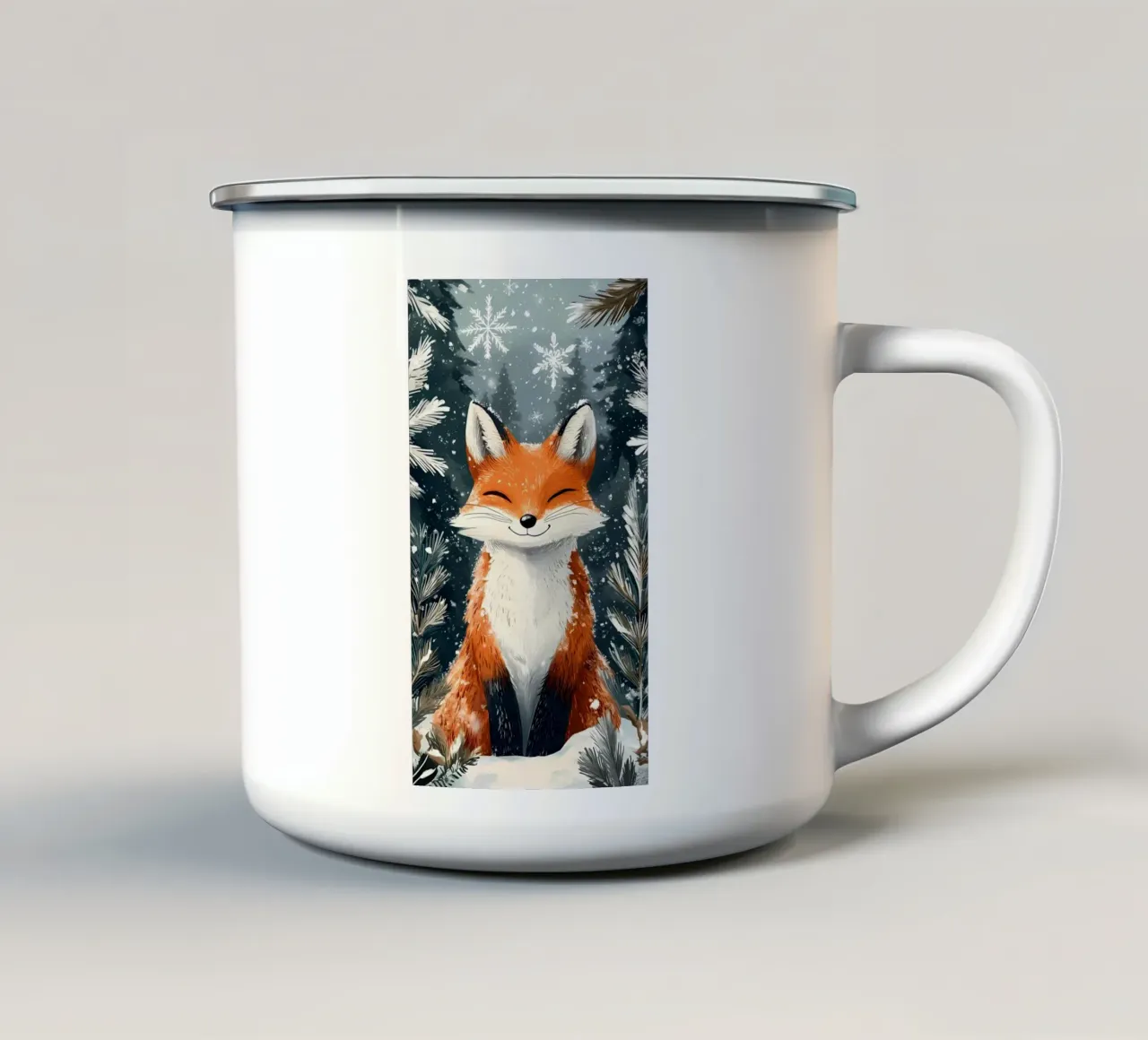 Poster minimalista 189 tazza in smalto da Kadynce