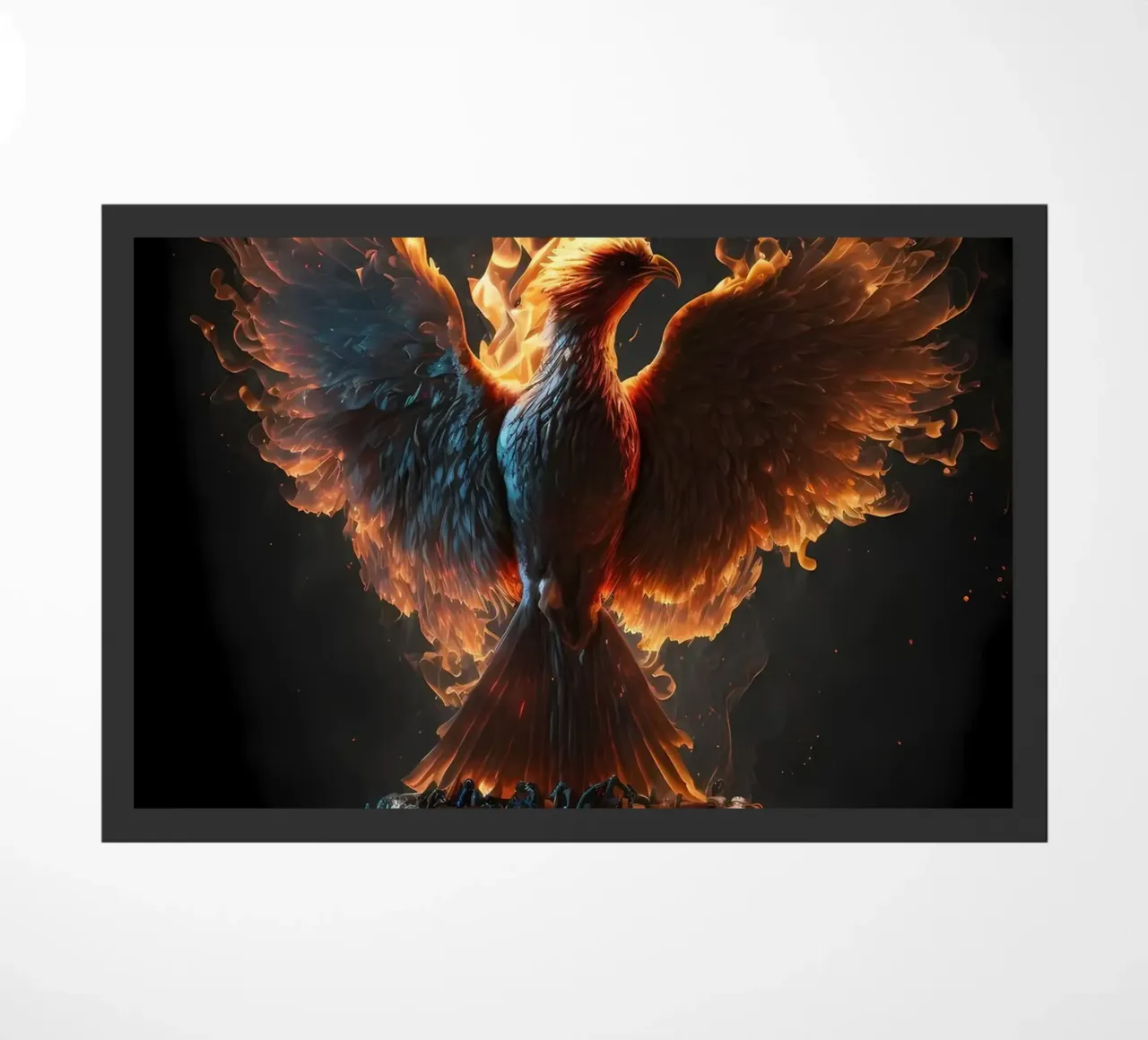 Ritratto di uccello di Phoenix zerbino da Mikesell