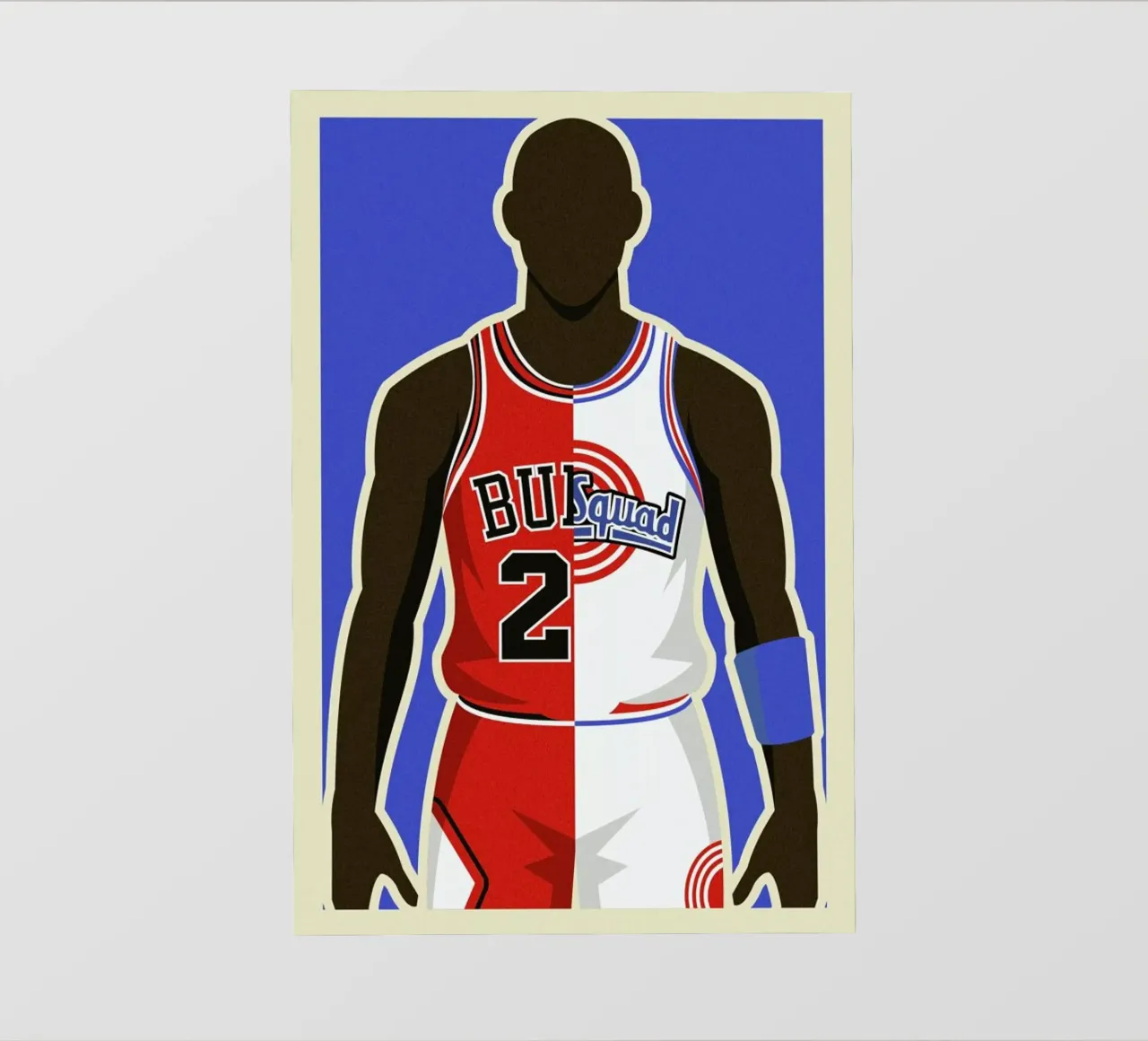 MJ Space Jam telo in pvc da Danny Haas