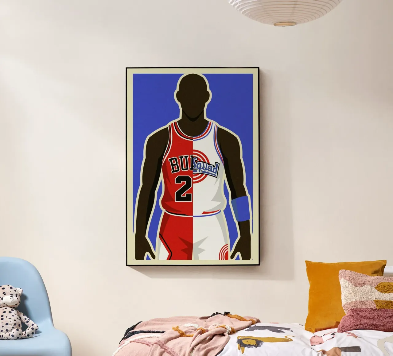 MJ Space Jam plexiglass da Danny Haas