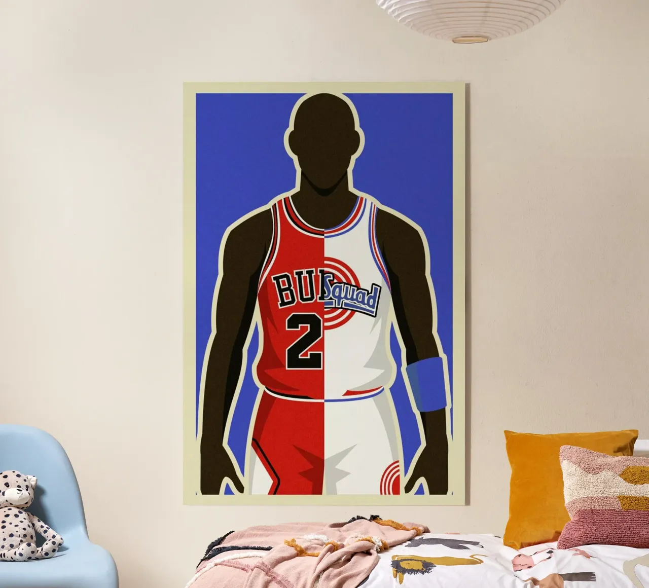 MJ Space Jam plexiglass da Danny Haas