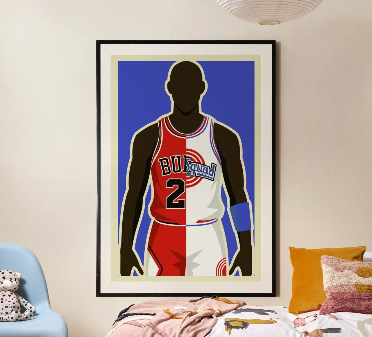 MJ Space Jam carta hahnemühle da Danny Haas