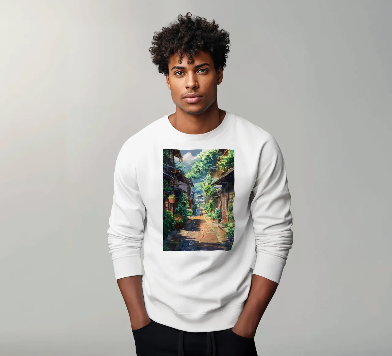 Via della pioggia felpa da Ginnery