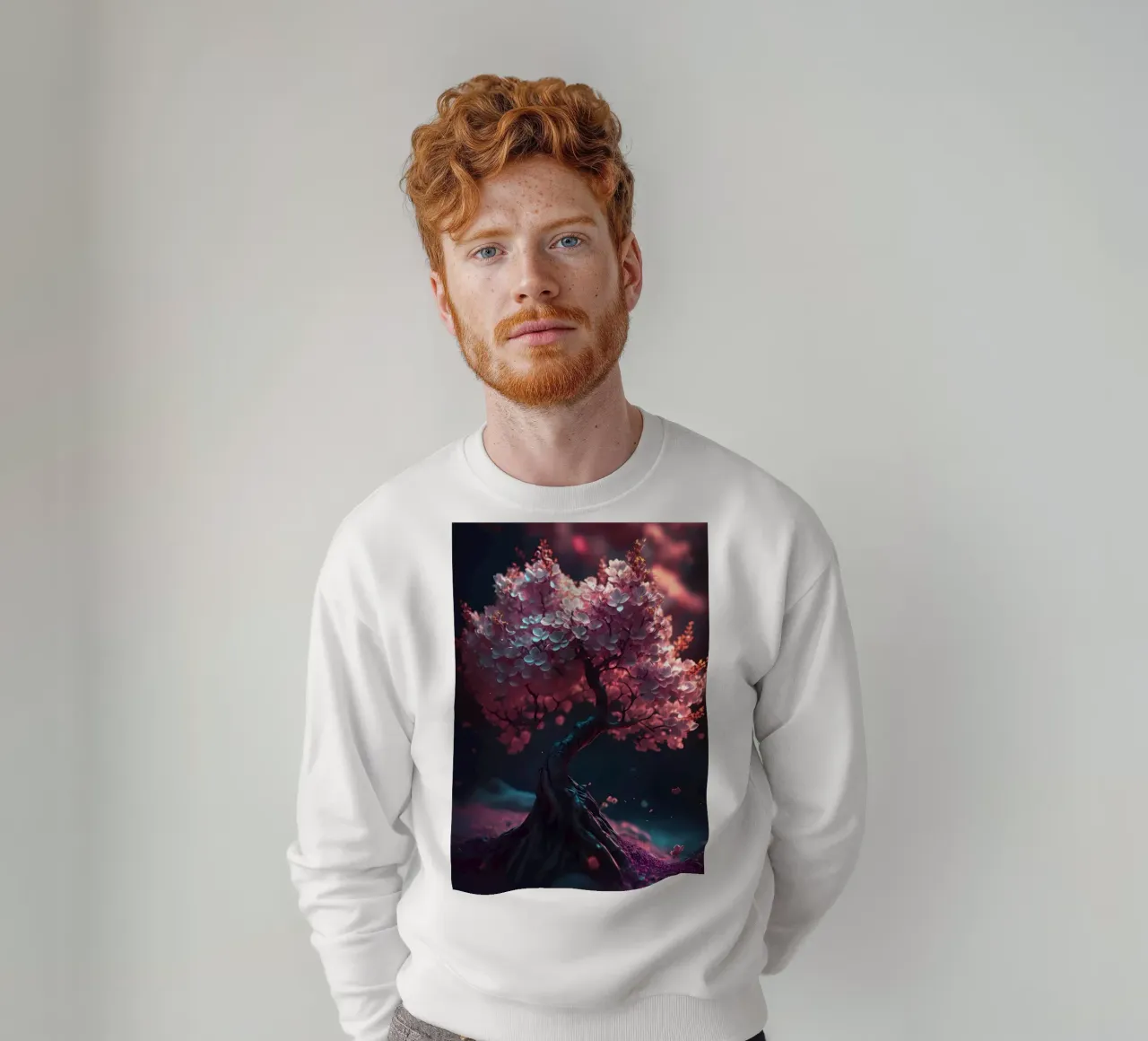 Albero dei ciliegi in fiore felpa da Mikesell